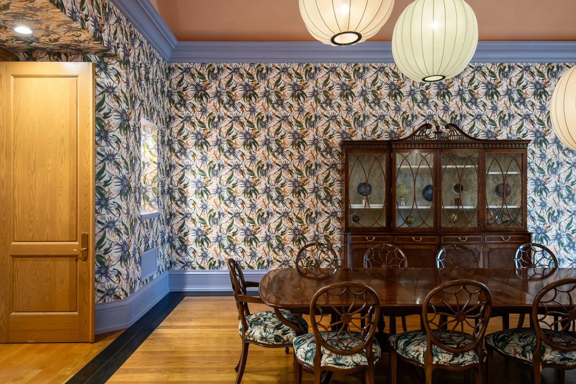 Louise Jones Stellar Peach wallpaper