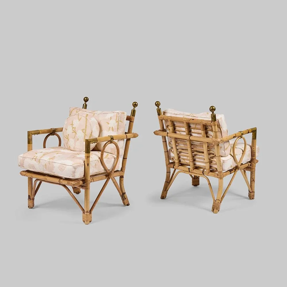 Harbinger LA, Alice Blush vintage upholstered chair