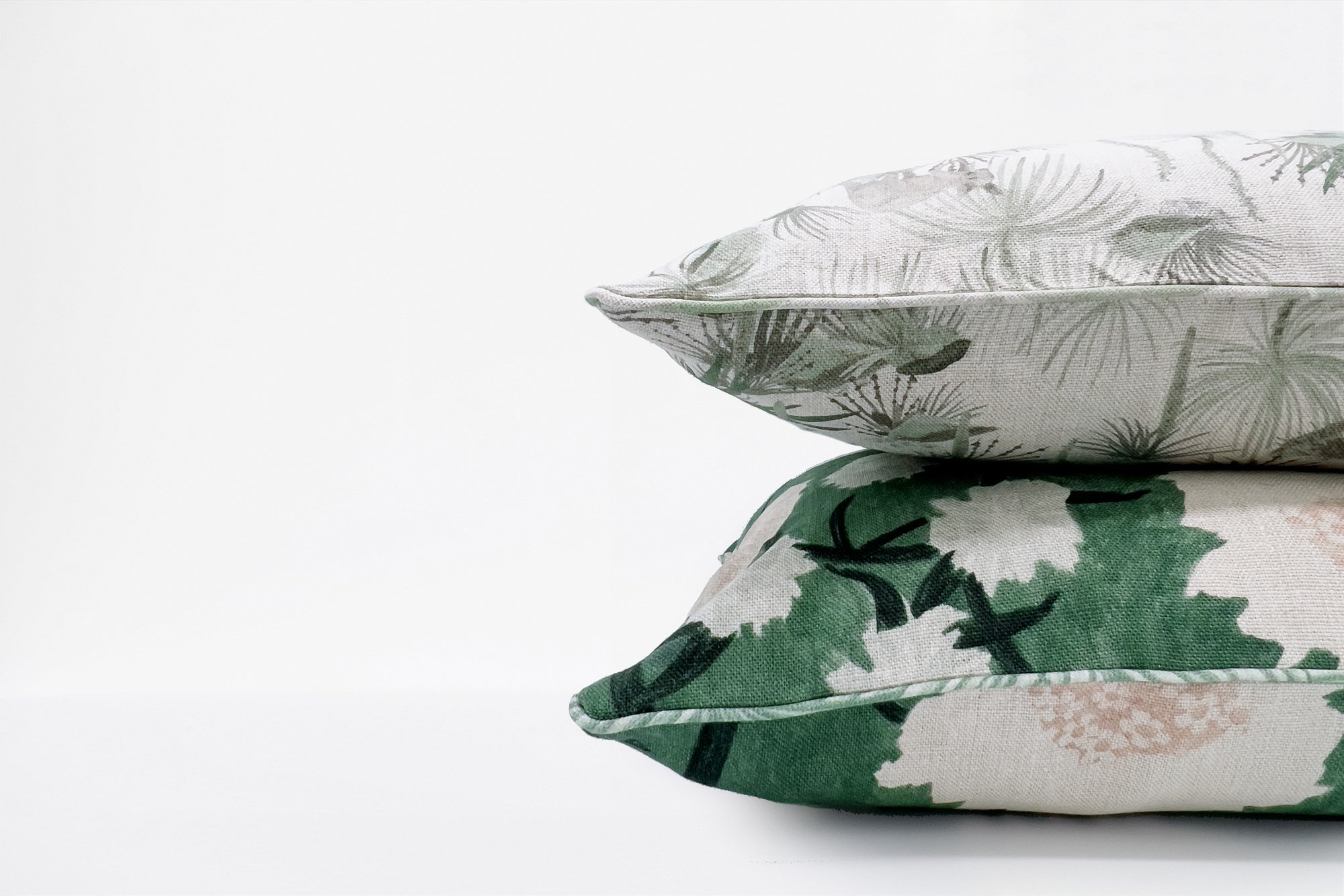 Louise Jones Alice Forest Belgian linen cushion