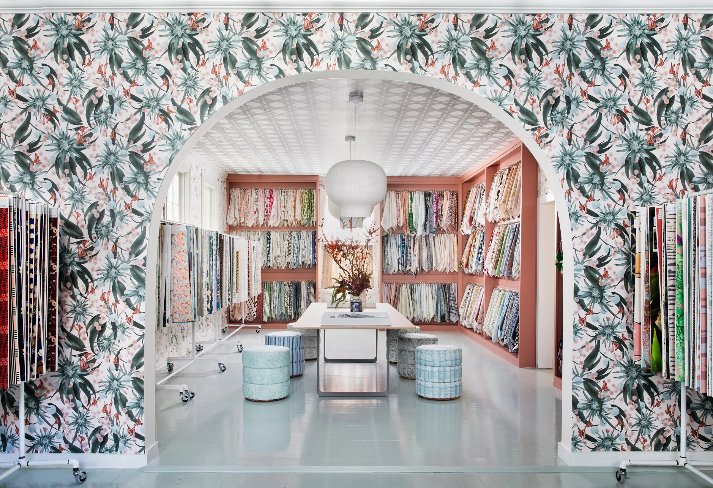Louise Jones Stellar Blush wallpaper