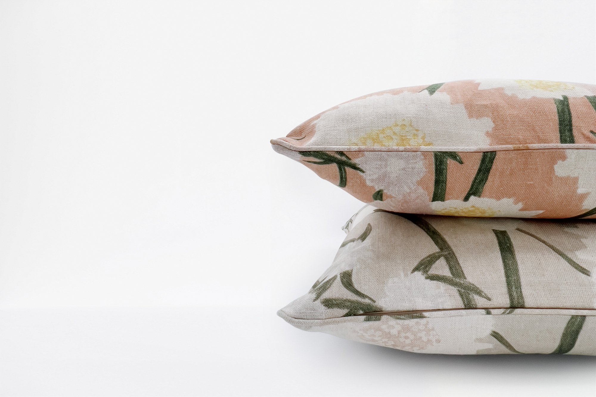 Louise Jones Alice Clay linen cushion