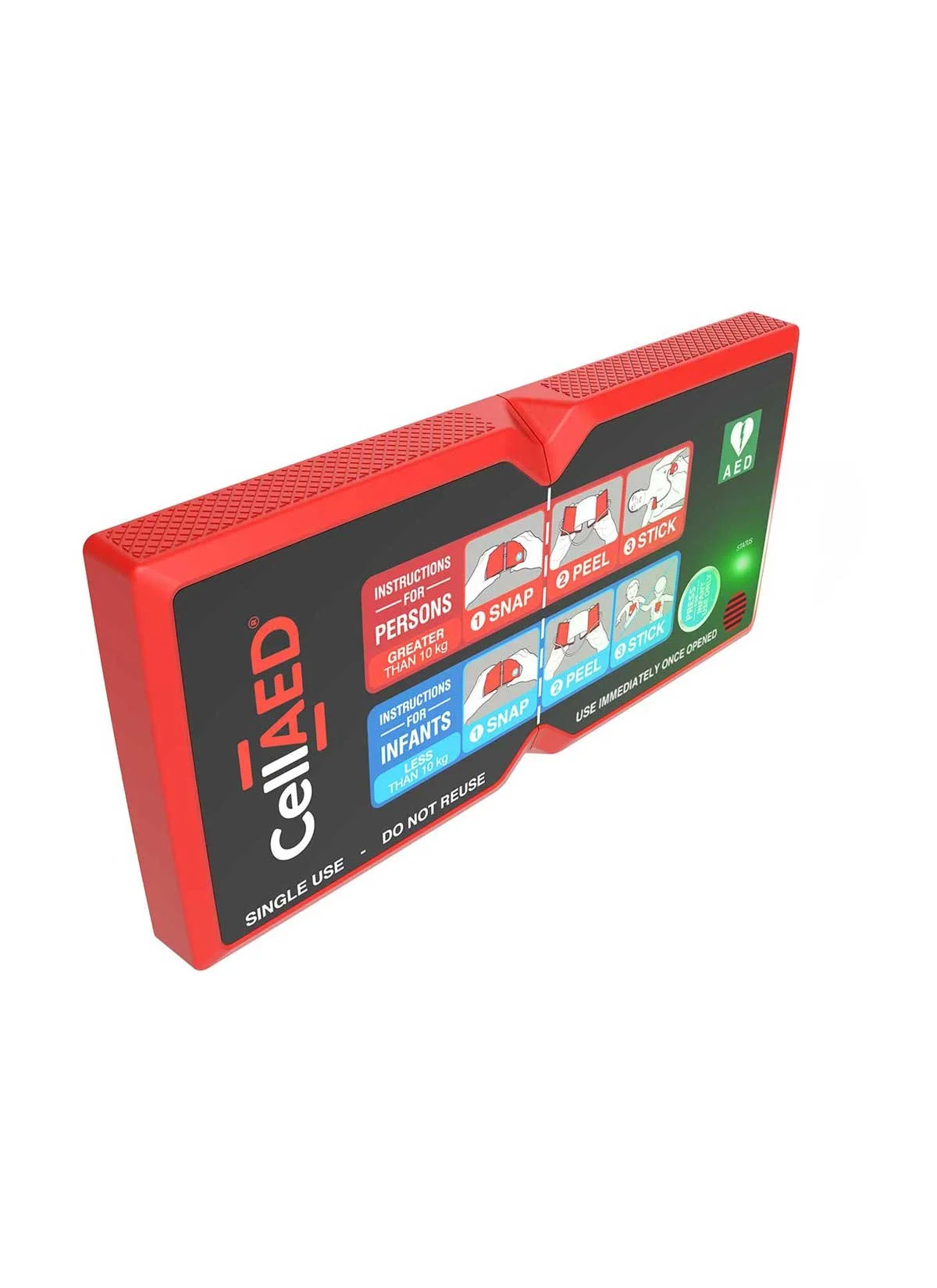 CellAED Handheld Personal Defibrillator — First Class First Aid First