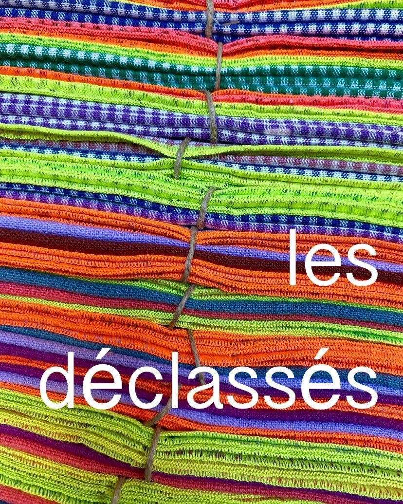 Voici notre prochain rdv : 
Un vide atelier &agrave; Nantes ou je vous proposerais des cr&eacute;ations d&eacute;class&eacute;es ( par exemple des serviettes de tables avec des tailles un peu diff&eacute;rentes, des tests couleurs&hellip; ), des prot