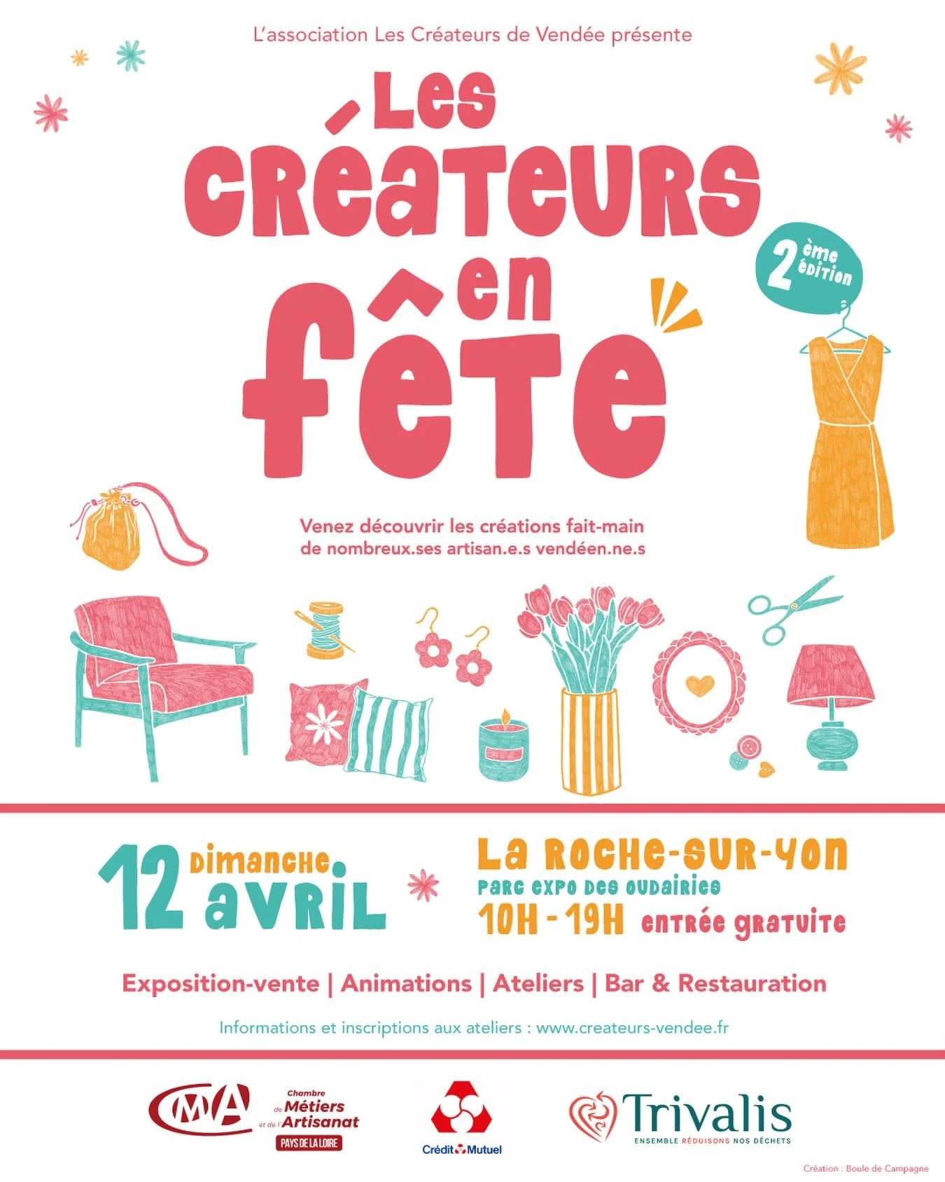 Coucou la Roche-sur-Yon et ses alentours 😊 
&ccedil;a fait longtemps que je ne suis pas venue vous voir pour un &eacute;v&egrave;nement, donc je vous donne rendez-vous dimanche aux Oudairies pour un super &eacute;v&egrave;nement organis&eacute; par 