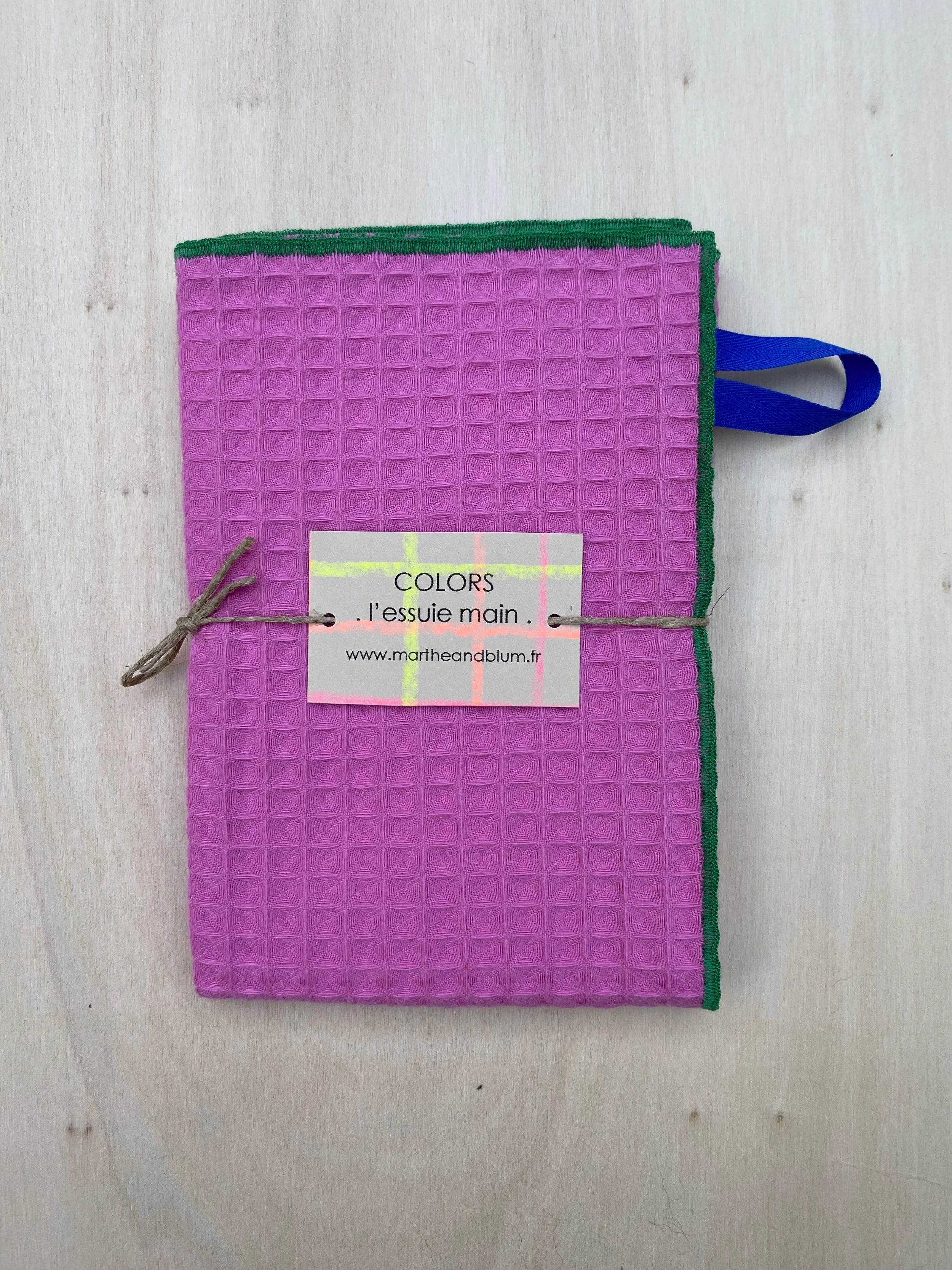 Essuie main COLORS - Pink