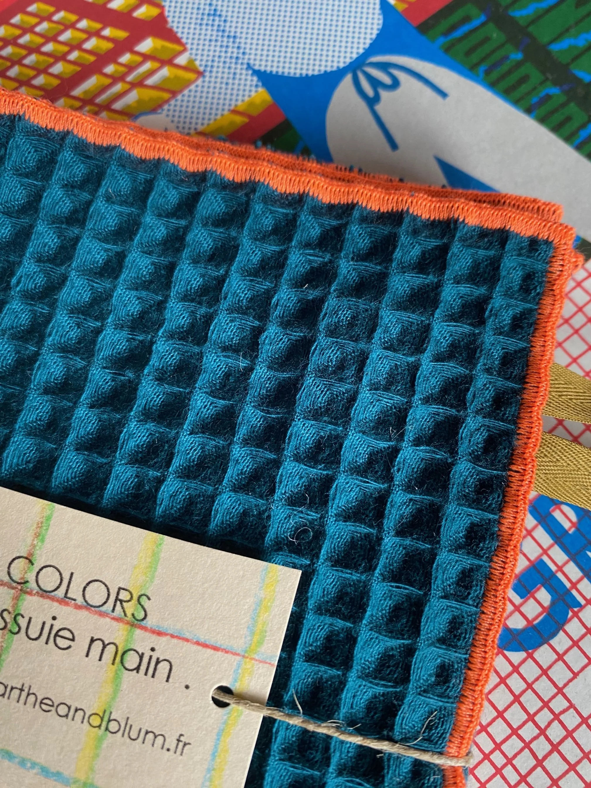 Essuie main COLORS - Emeraude