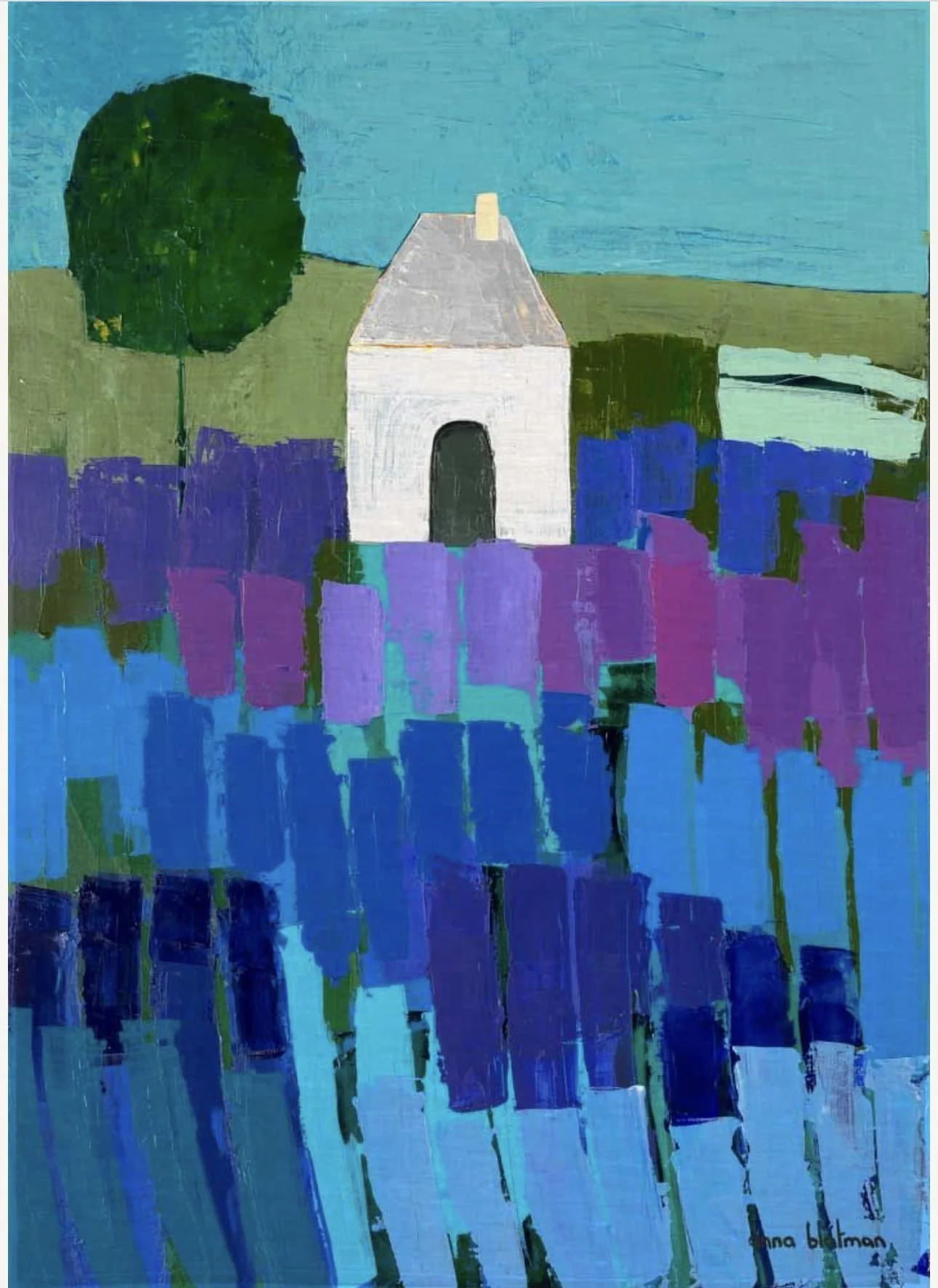 NEW  Anna Blatman Adelaide Hills  Linen  Tea Towel ( NOV  DELIVERY)