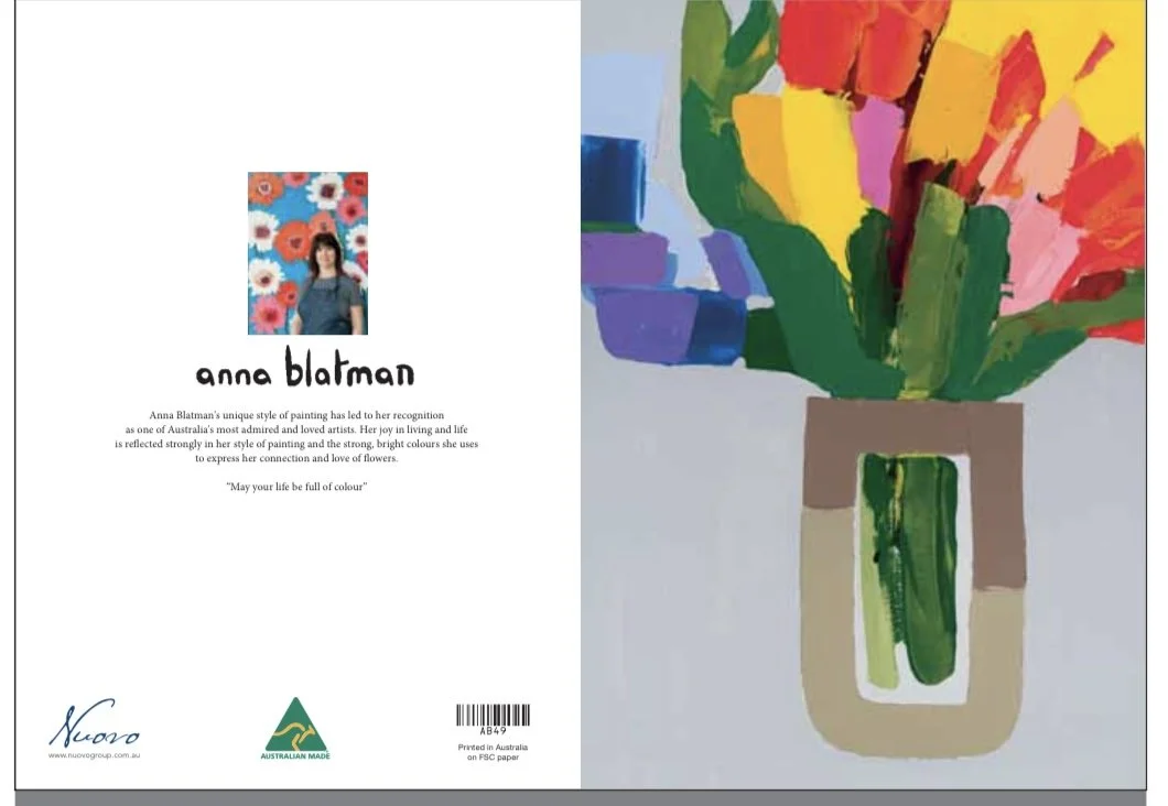 NEW Anna Blatman Andrea Flower  Card