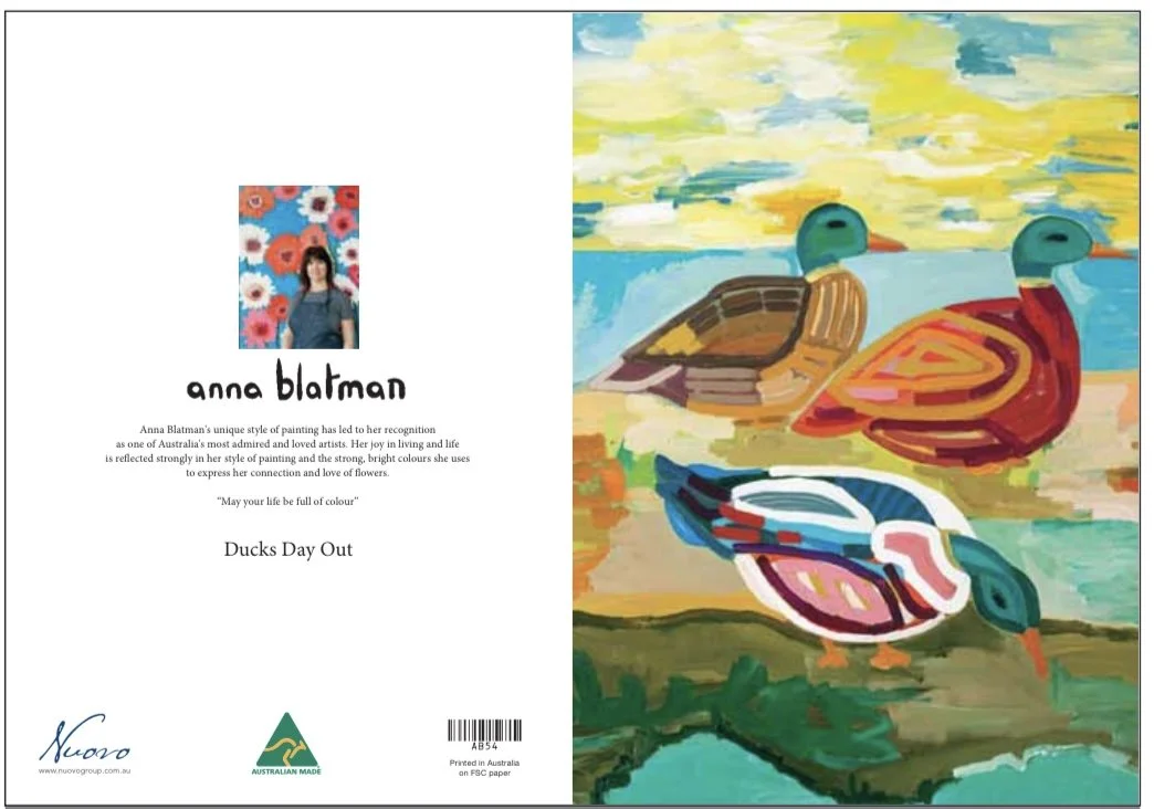 NEW Anna Blatman  Ducks Day Out  Card