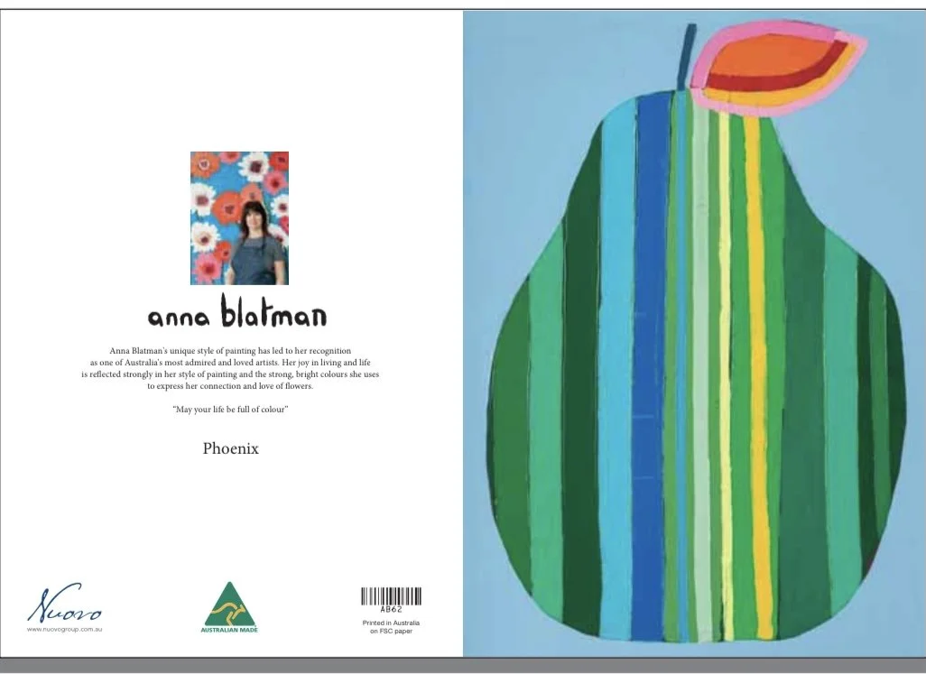 NEW Anna Blatman Phoenix Pear   Card