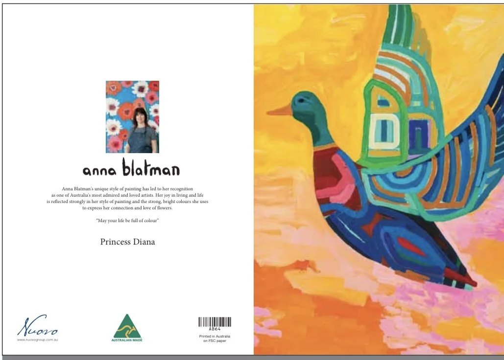 NEW Anna Blatman Princess Diana Card