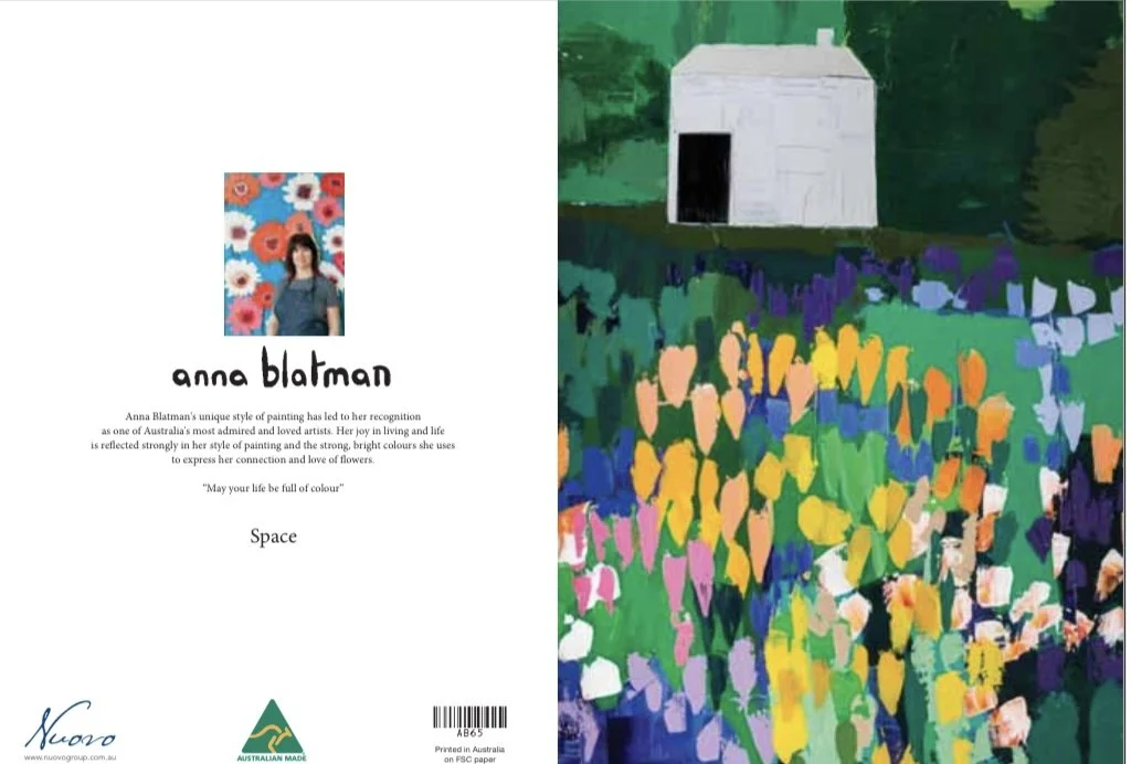 NEW Anna Blatman Space House Card