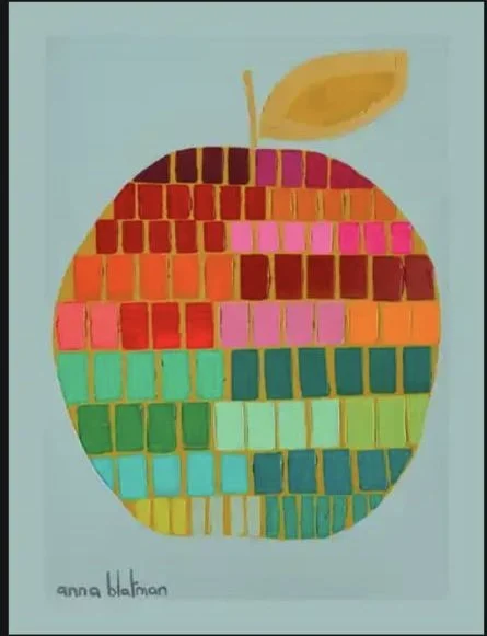 NEW Anna Blatman  Delicious  Apple Tea towel