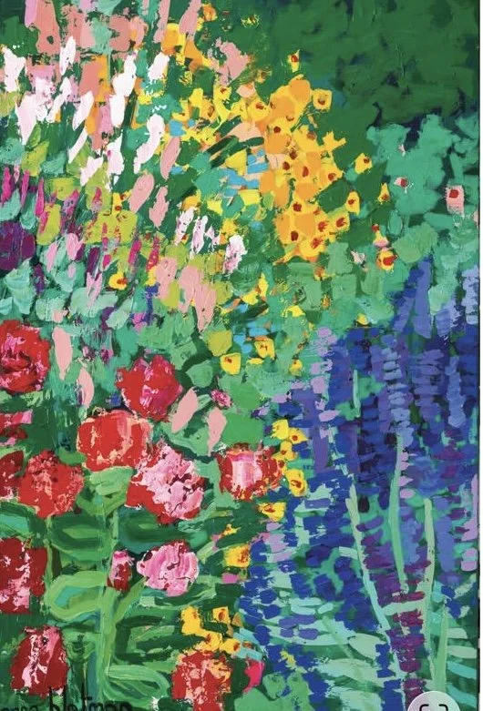 NEW  Anna Blatman Amal  Floral Tea towel