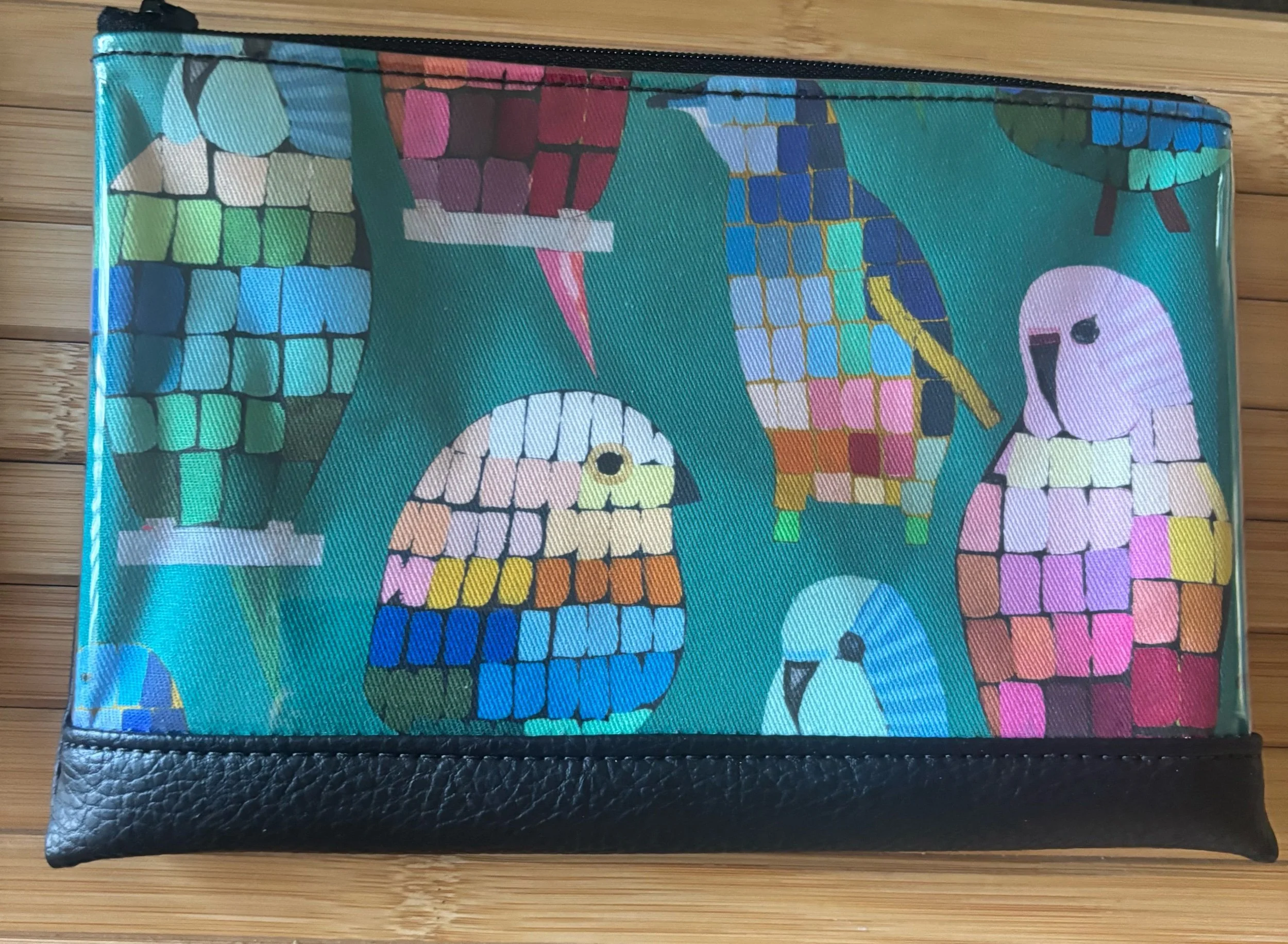NEW Anna Blatman  All The Birds  Zip bag