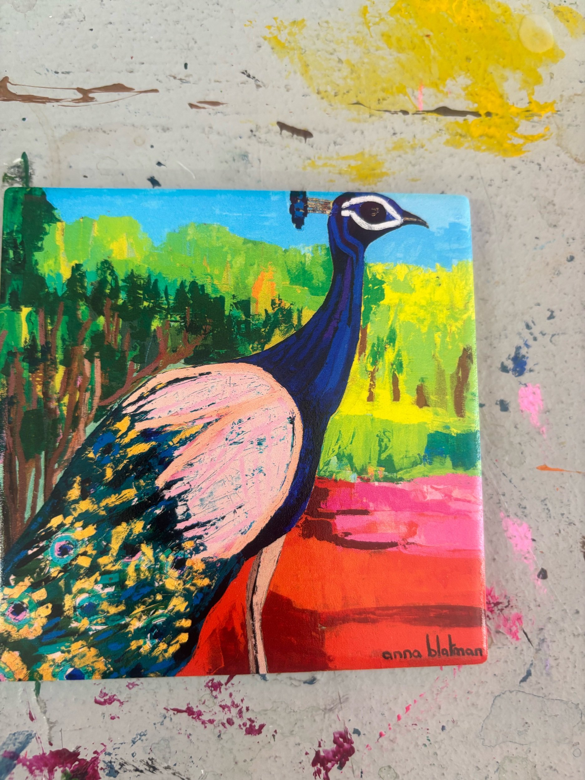 NEW Anna’s Dudley  Dolomite  Set of 4 Coasters