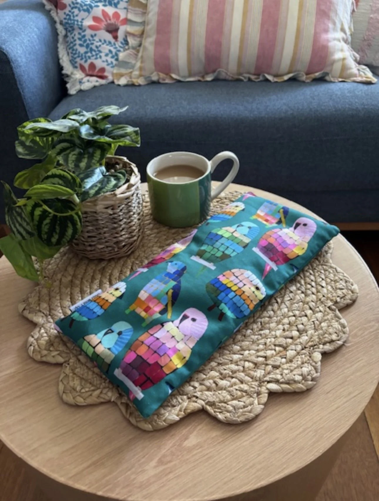 NEW Anna Blatman All The Birds Wheat Bag