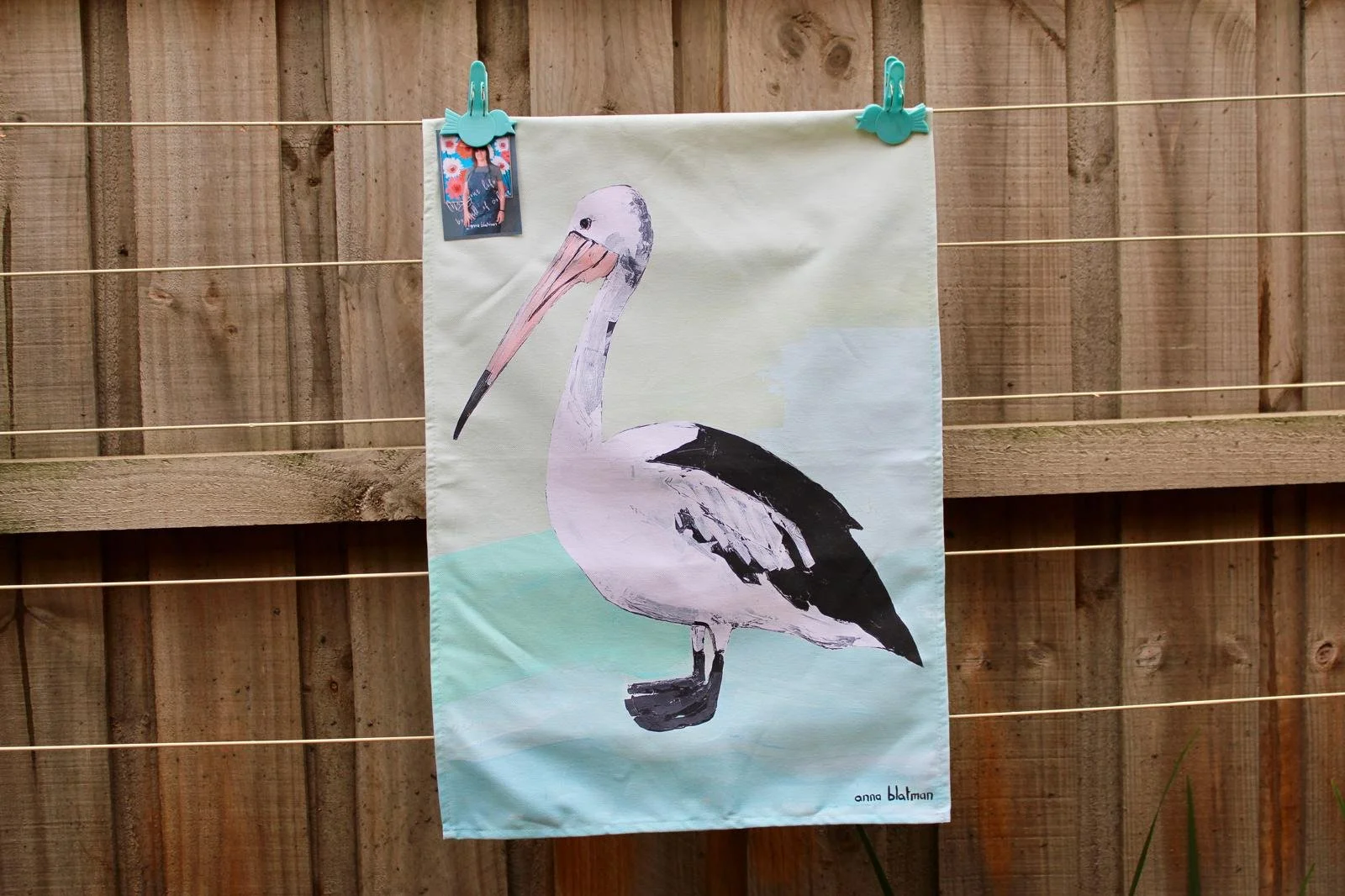 NEW  Anna Blatman  Vincent  Cotton Tea Towel
