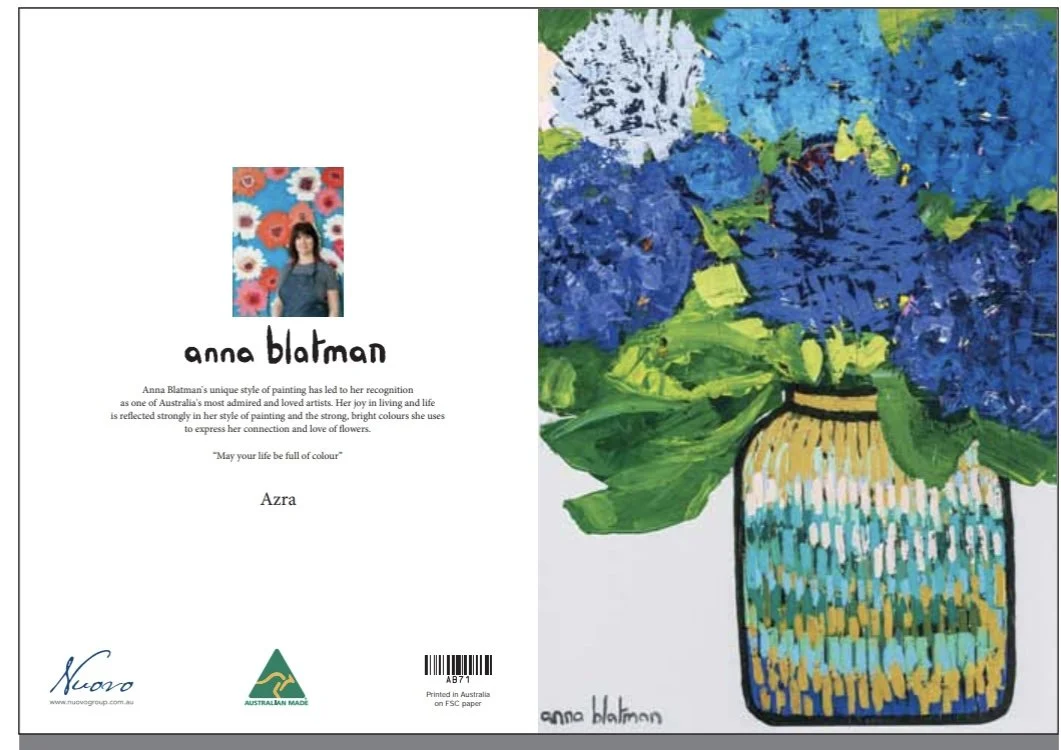 NEW Anna Blatman  Azra Card