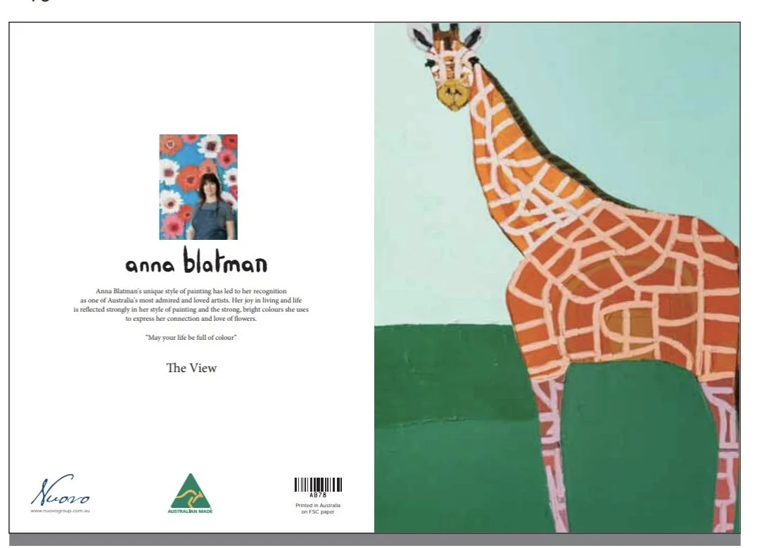 NEW Anna Blatman The View  Card