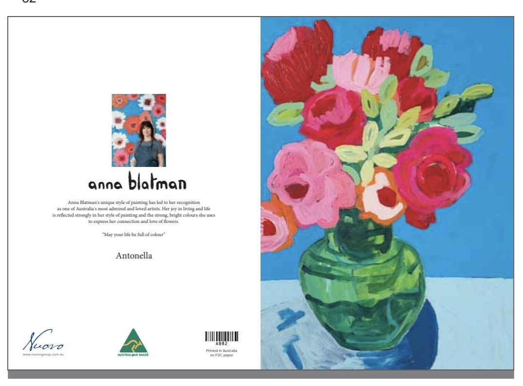 NEW Anna Antonella  Card