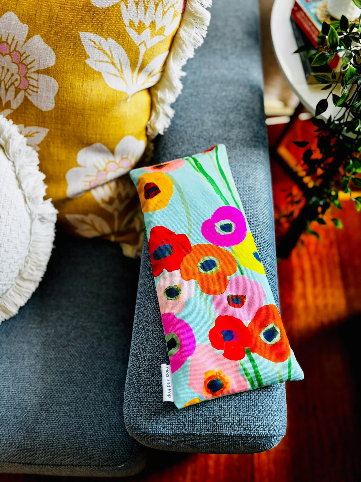 NEW Anna Blatman Blue Hanniwick Wheat Heat Bag