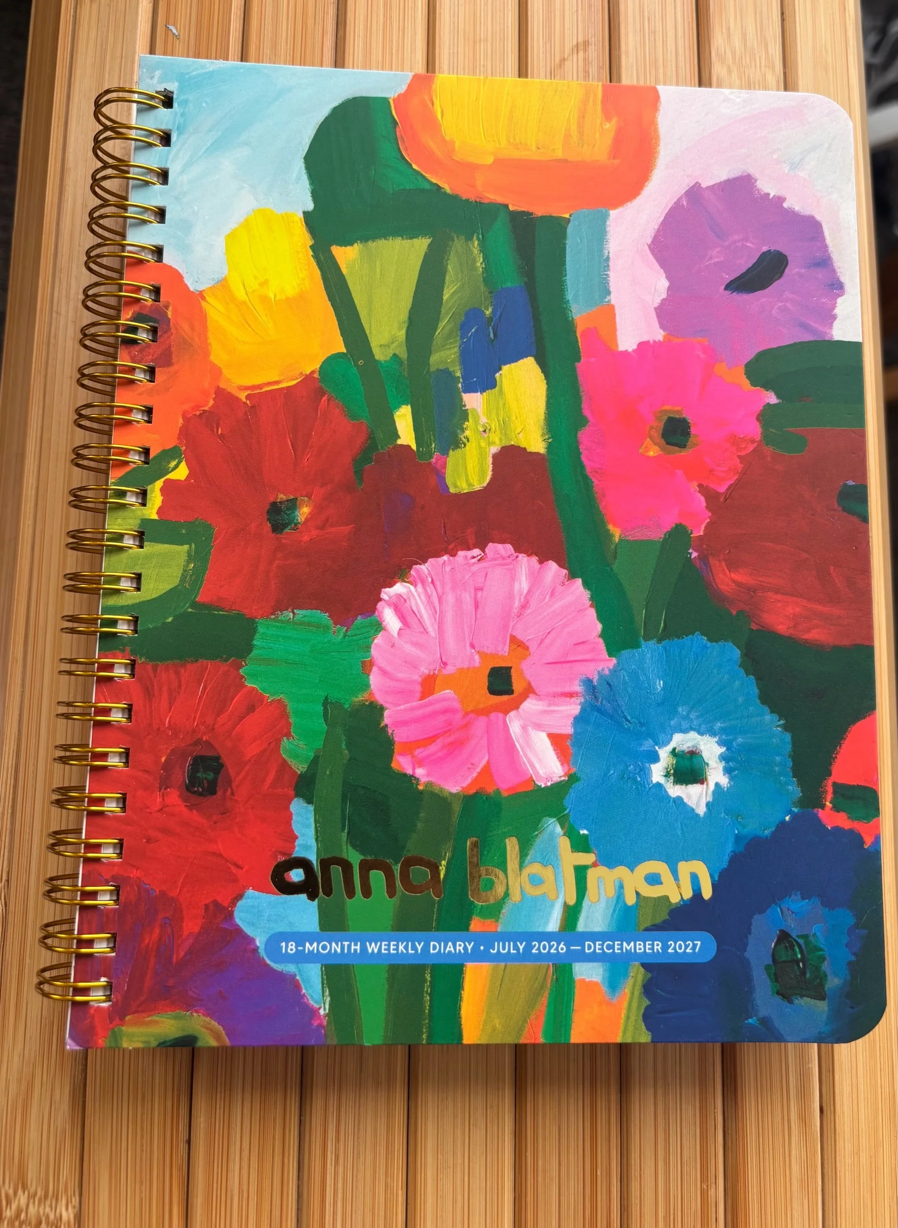 NEW Anna Blatman  2027 18 month  Diary