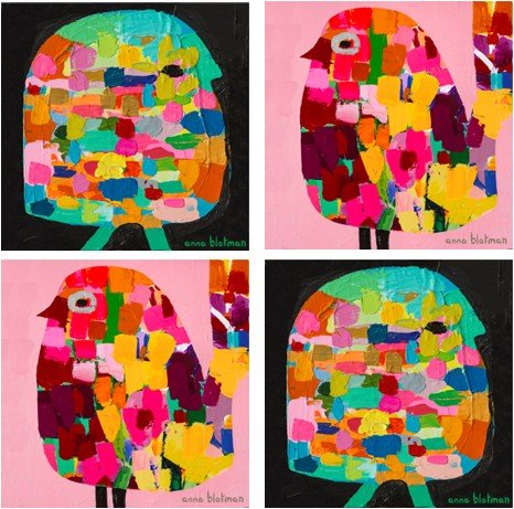 NEW Anna’s West and Sinclair  coaster  Set of 4 Coasters