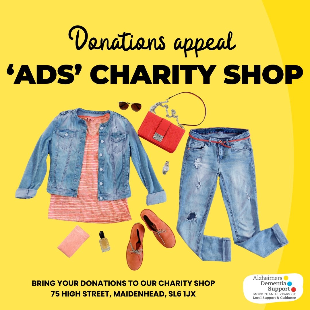 👗✨ Calling all fashion enthusiasts! Our Charity Shop is seeking fantastic donations, particularly women's clothing and jewellery. Your chic contributions can have a significant impact in helping People living with Dementia. 

📍Drop off your donatio