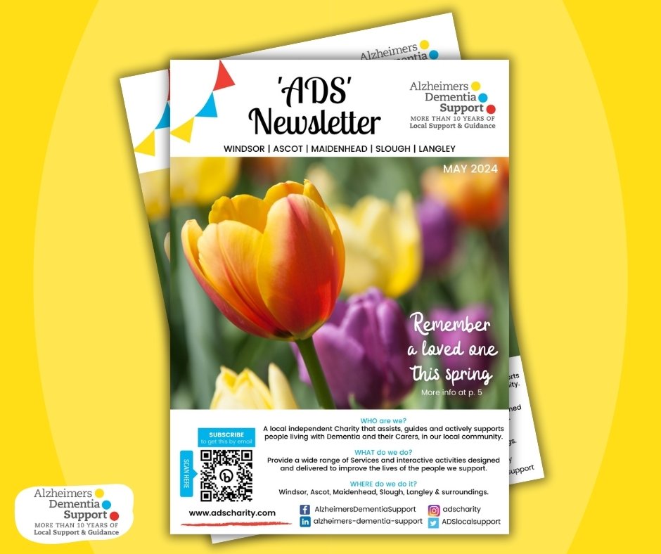 🎉 Our latest newsletter is now available on our website! Stay up to date with our activities &amp; check it out here 👉 
[link in bio]

Happy reading! 📖✨

#AlzheimersDementiaSupport #ADSCharity #MonthlyNewsletter #CharityOfTheYear #localcharity