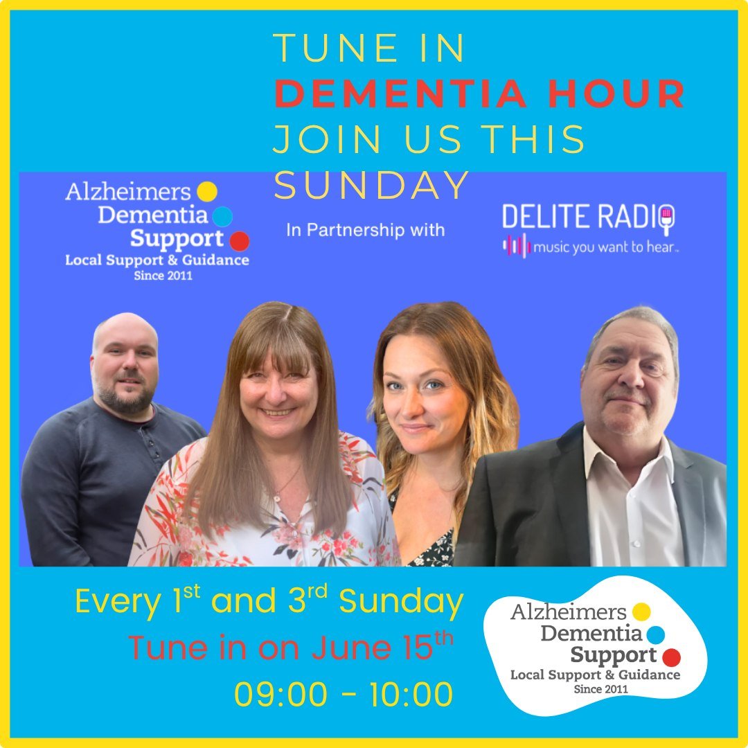 Get ready and download the @Delite Radio  app in good time so you can join Rachel Spencer and Steve Collett tomorrow morning on Dementia Hour 📻. They will be tackling &lsquo;meeting the early challenges of Dementia&rsquo;. They will explore how to r