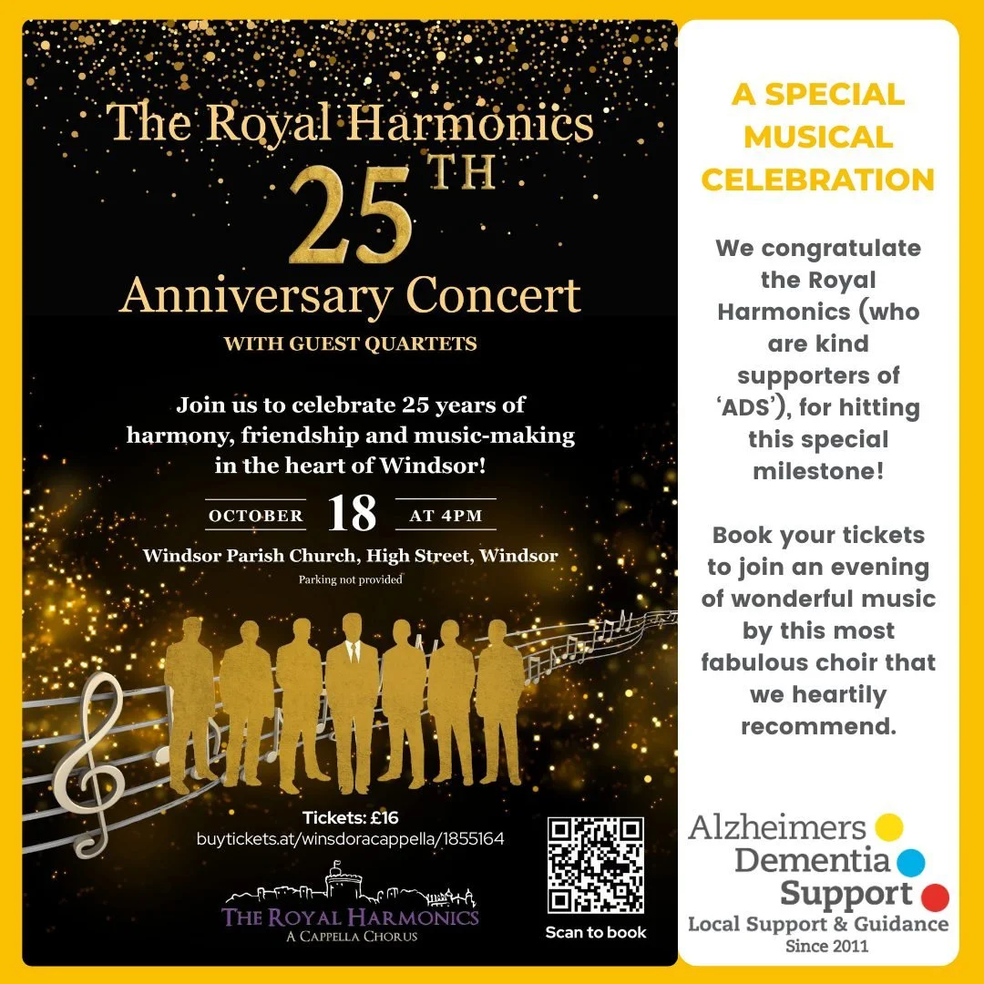 @The Royal Harmonics (who you may have seen on our feed recently) turn 25 this year and to mark this special occasion they are organising a special evening. Join in for what promises to be a special evening of wonderful music. The event is on October