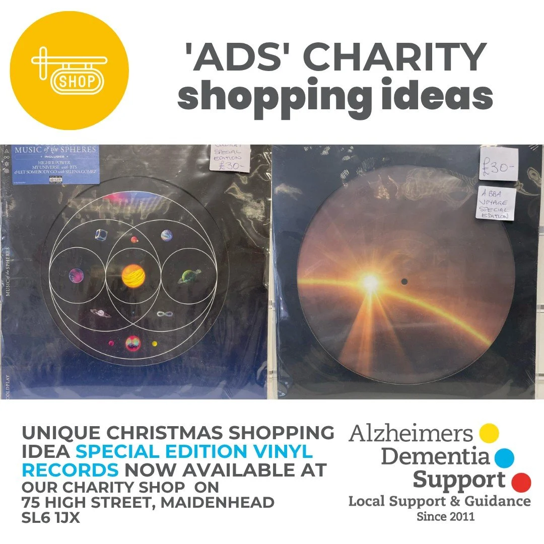 Excellent Christmas Gift🎁for a vinyl collector or avid fan of the artists🎶.
Available in our Charity Shop Now: 
- Coldplay Music of the Spheres &pound;30
- ABBA Voyage Special Edition &pound;30
- Lewis Capaldi Broken by Desire to be Heavenly Sent &