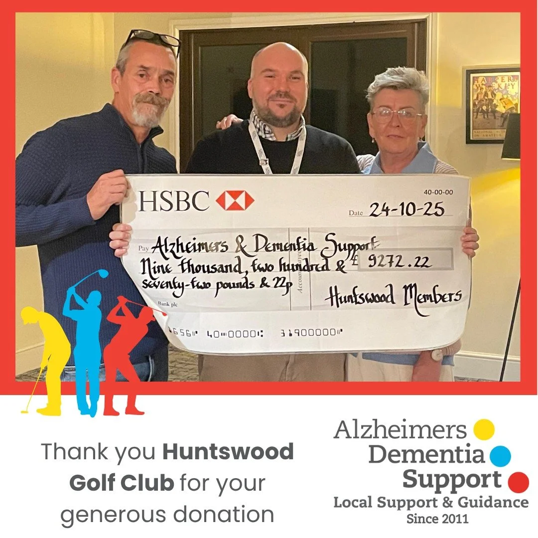 We would like to extend a big thank you to @Huntswood Golf Club and all their Members for their generous donation of &pound;9,272.22, raised in the past year for 'ADS'. We are so very grateful for your support. This donation will make a real impact a