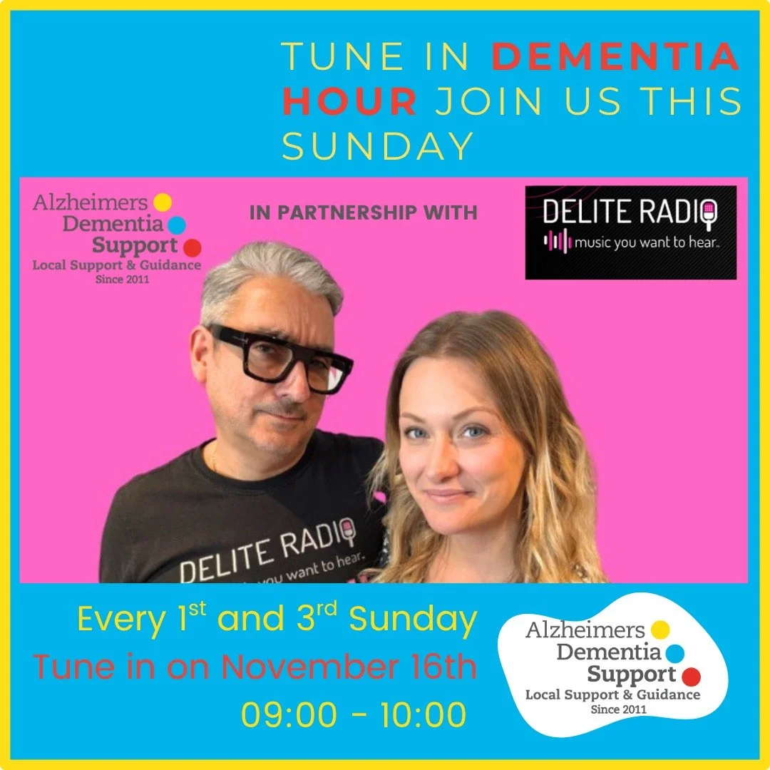 Join us tomorrow for Dementia Hour on Delite Radio . In this episode Rachel welcomes Service Advisor Shiraz Khan. will tell us about his role as a Dementia Service Leader, why community support is important, personal stories of how his work has affec