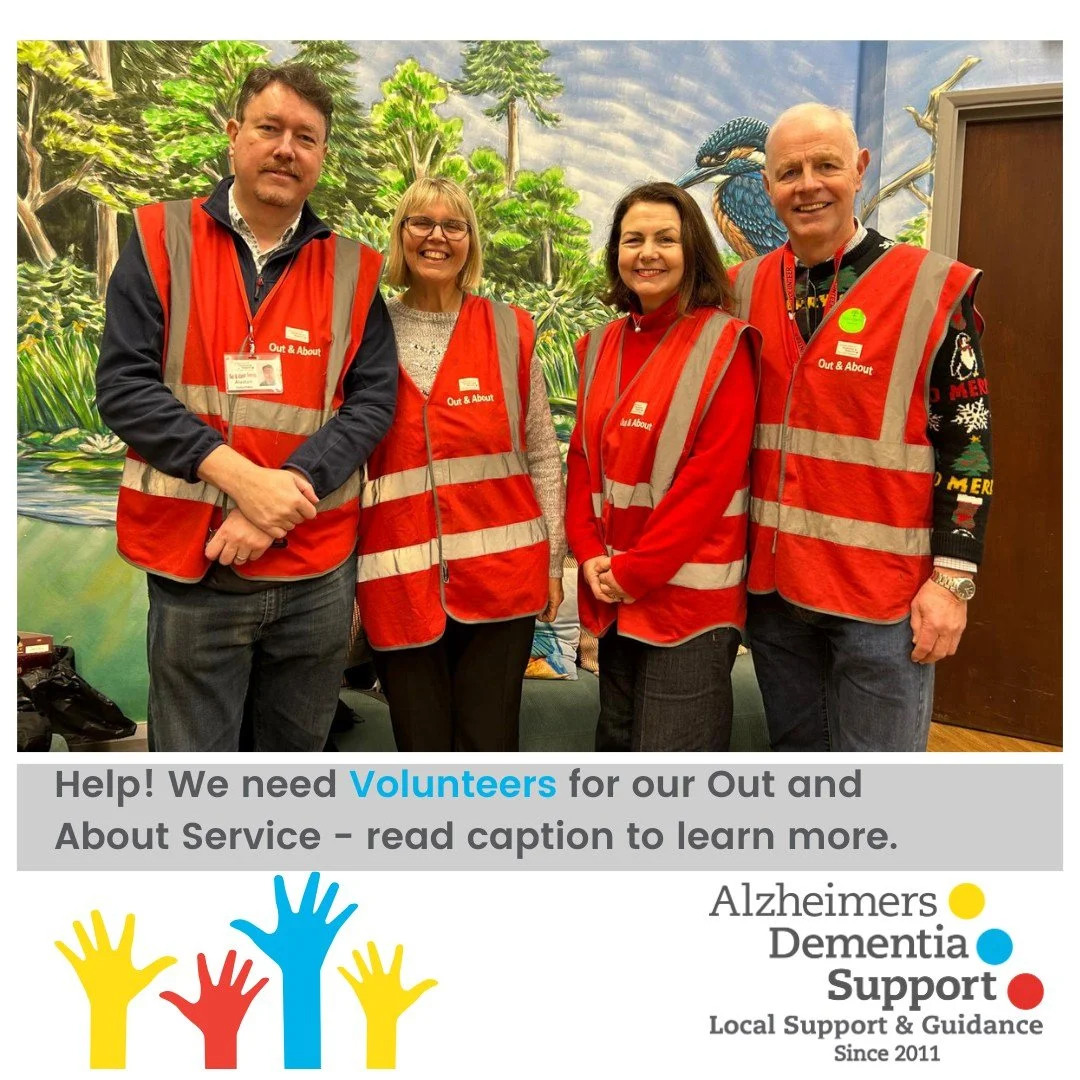 Out &amp; About is urgently seeking new volunteers to join our bank of volunteers, supporting our outing service which also provides respite for carers. We meet on Tuesdays at Cox Green Community Centre before going out for a planned day out. The ven