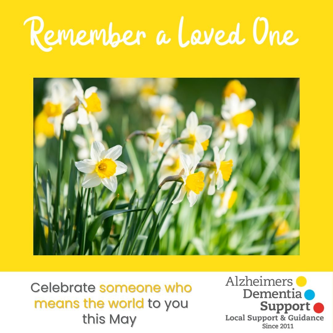 In May we would like to invite you to remember a loved one by sharing their story and leaving a gift in their memory. We would be honoured to share a tribute of their life, while raising awareness of #Dementia. 
To remember your loved one and leave a