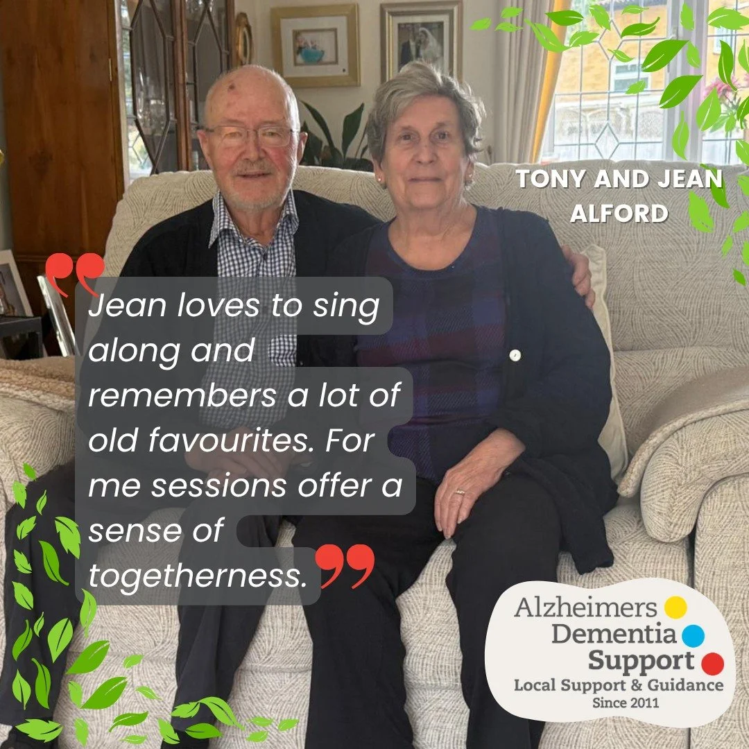 Give the gift of Hope this Summer. Caring for a Person on their &lsquo;Dementia journey&rsquo; can be a very demanding, and often lonely challenge. Help us be there for those affected by Dementia in your community. Read Tony and Jean&rsquo;s story an