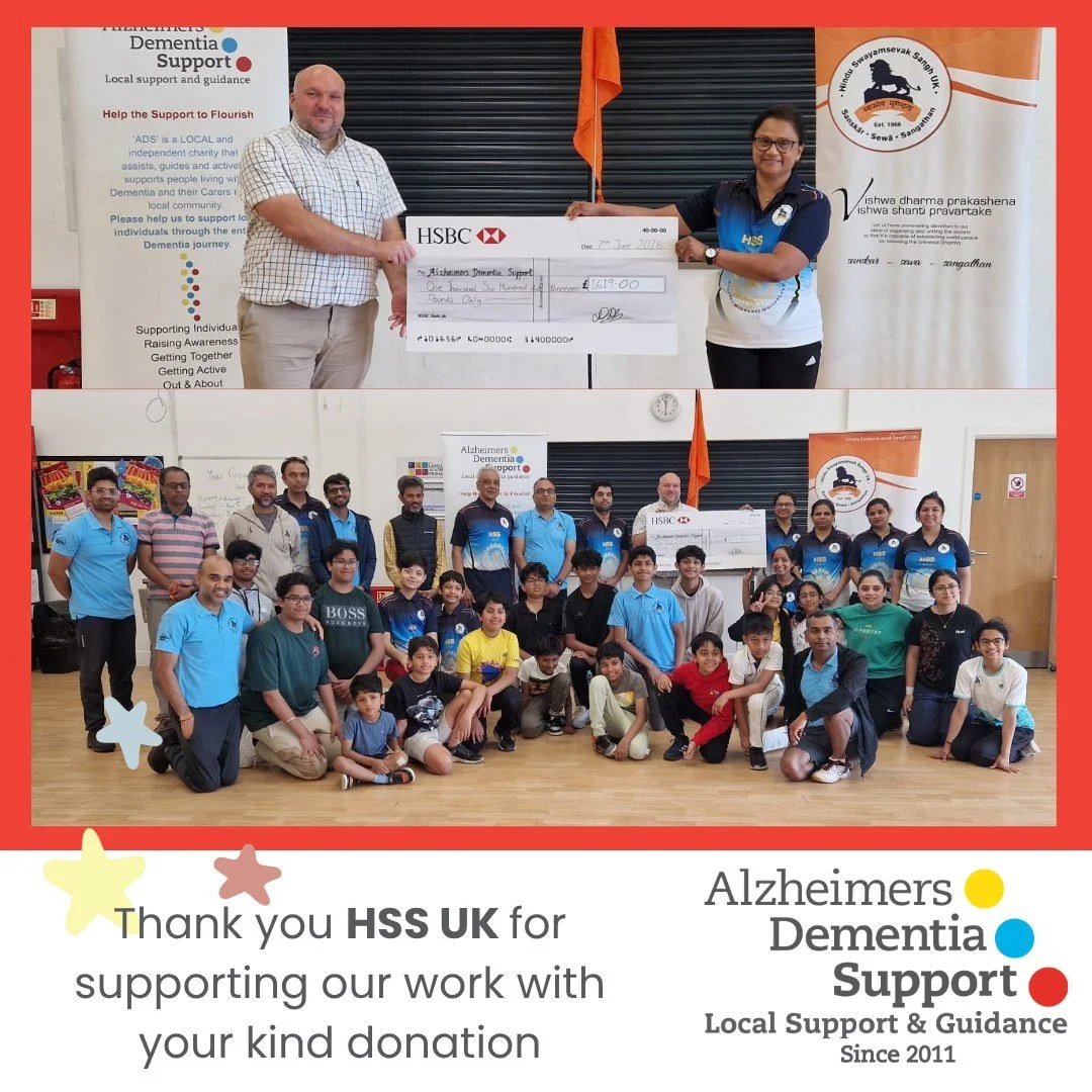 We would like to thank everyone involved in the HSS Sewa, we are so grateful that you chose to fundraise for our cause. Thank you also for inviting our Fundraising Director Lee Mathers. to join you to receive the &pound;1619.00 raised from your recen