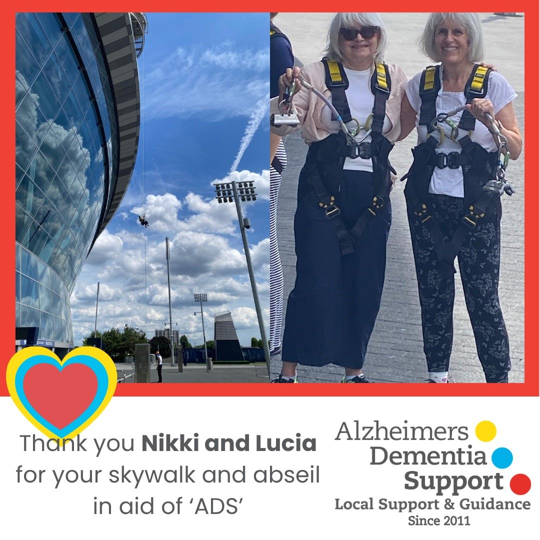 Congratulations, thank you and well done to Nikki and Lucia who completed their DARE skywalk and abseiled down the Tottenham Hotspur Stadium all in aid of 'ADS' Charity. They said it was scary and exciting all at the same time! Wow, we're in awe! The