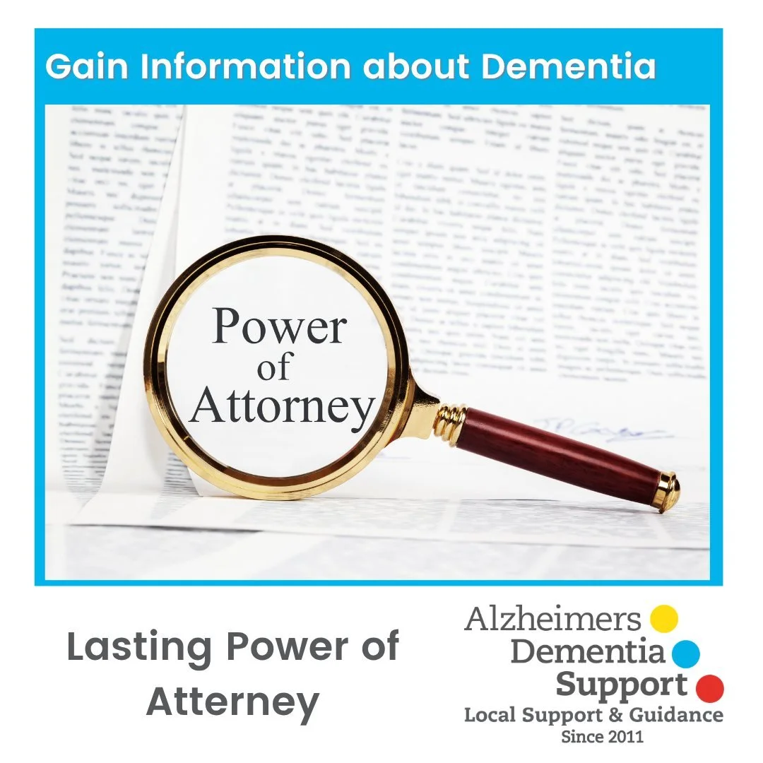Whether you are a child, a spouse or civil partner of someone affected by Dementia, you will have no ability to access bank accounts, pay care bills or make medical care decisions on behalf of your loved one without a power of attorney. A lasting Pow