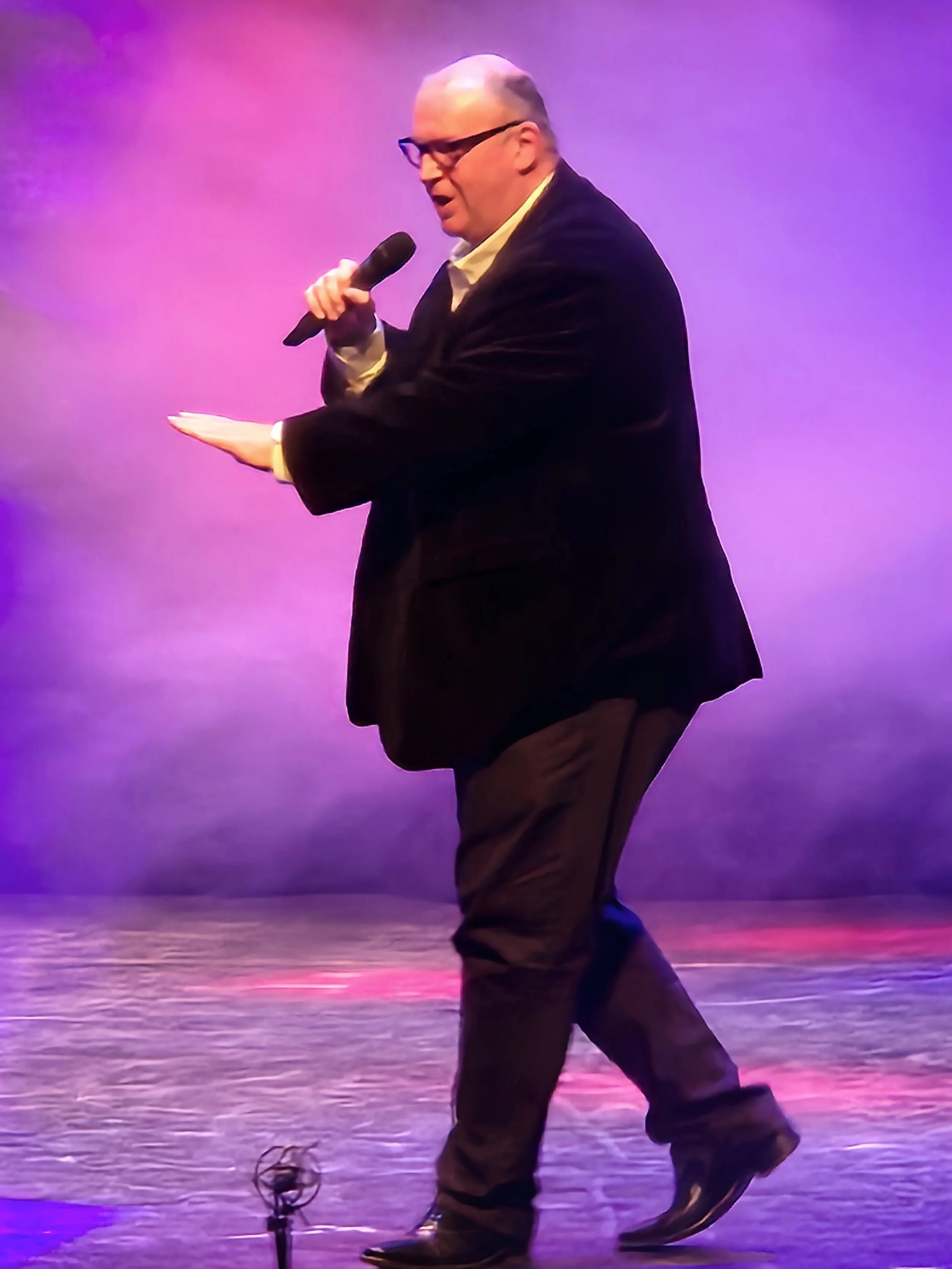 Harry Ballin Compere 'ADS' Concert