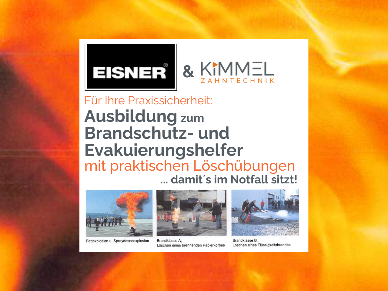 Brandschutz-Schulung / Ausbildung zum Brandschutz- und Evakuierungshelfer // mit praktischen Löschübungen