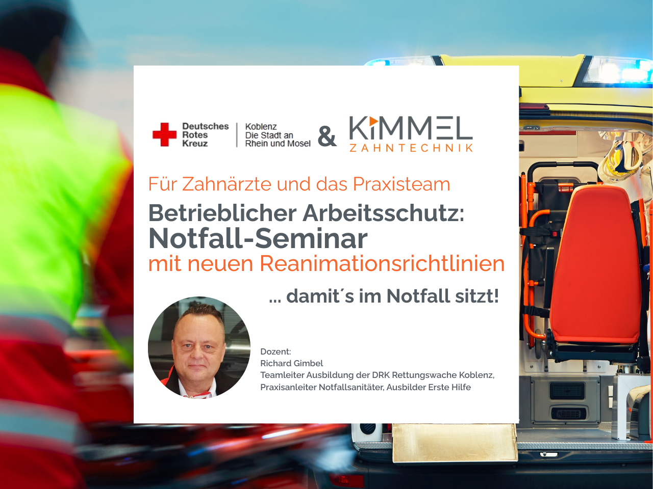 Notfall-Seminar - mit neuen Reanimationsrichtlinien
