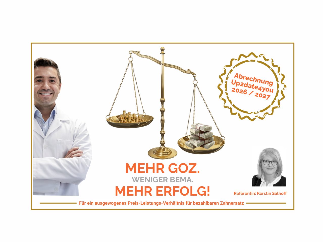 Abrechnungsseminar „Mehr GOZ statt BEMA“