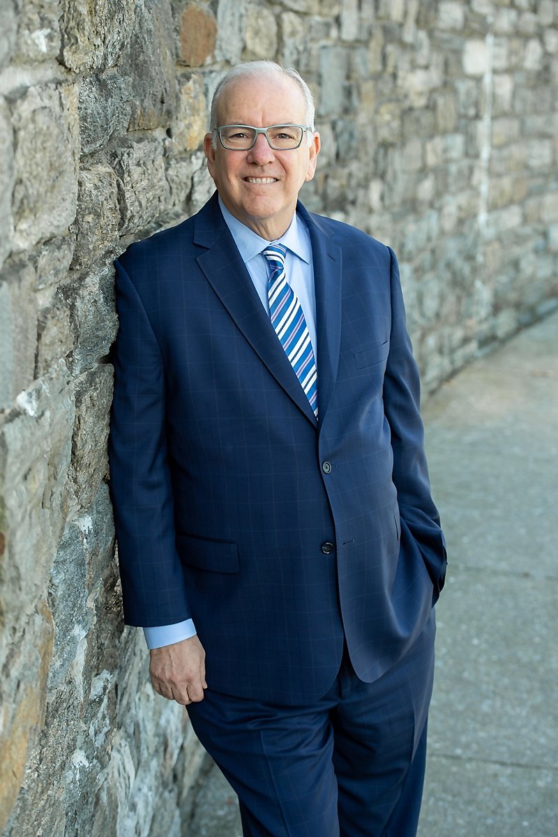 Portrait of the eighth president and chief executive officer of Philadelphia College of Osteopathic Medicine Jay Feldstein
