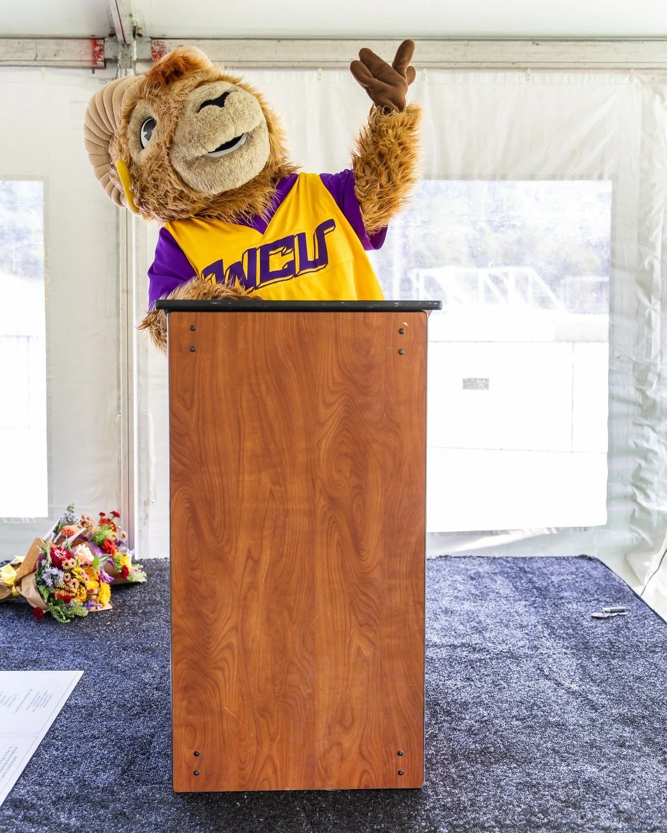 Low-key tempted to make a mascot ranking&hellip; they love the camera more than anyone.

higher education mascot | higher education marketing