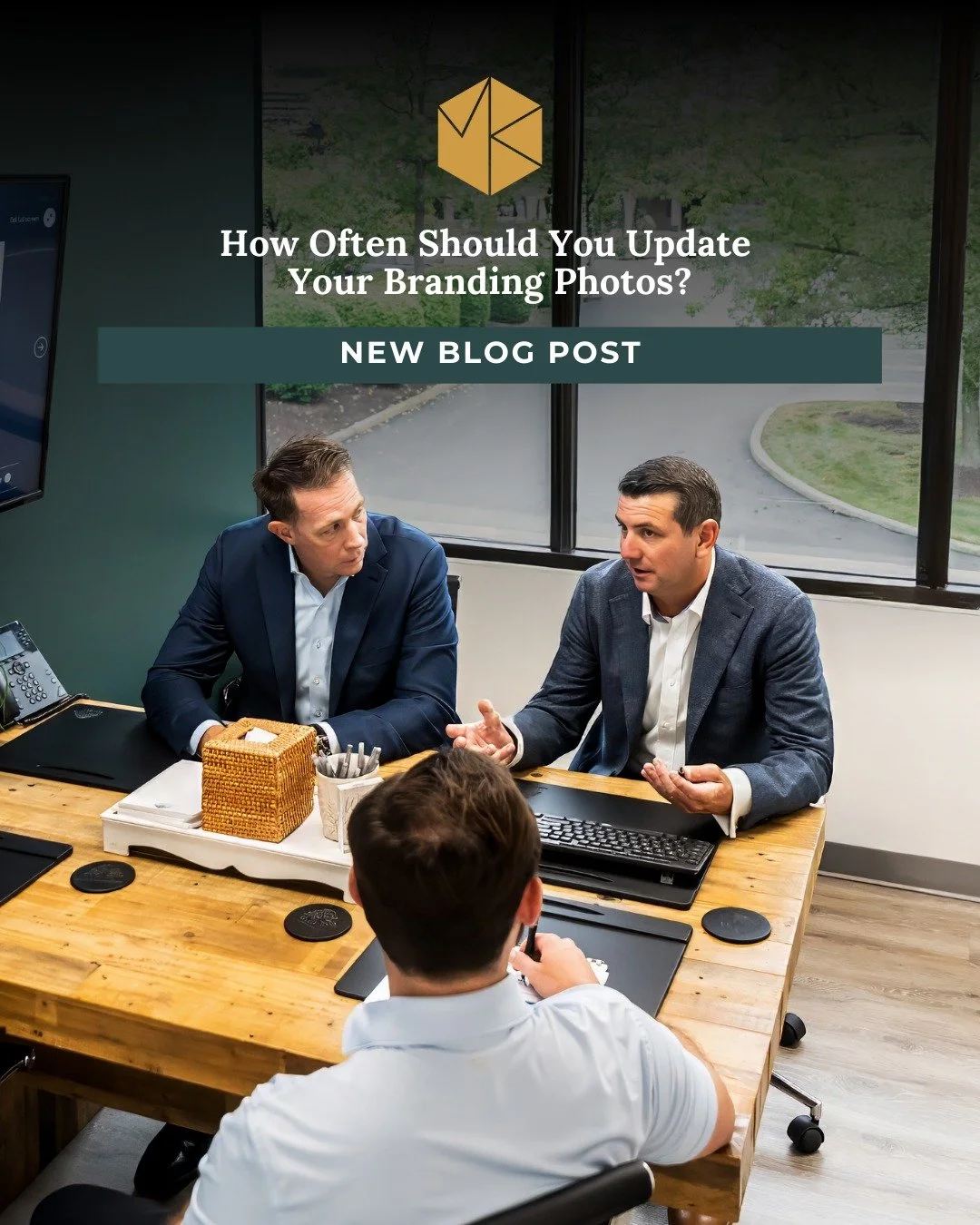 Your branding photos have an expiration date.

New team members? Time for photos. 
Shifted services? Time for photos. 
Been 2+ years? Definitely time for photos.

Find out exactly when (and why) to update your branding photos (plus see a real client 