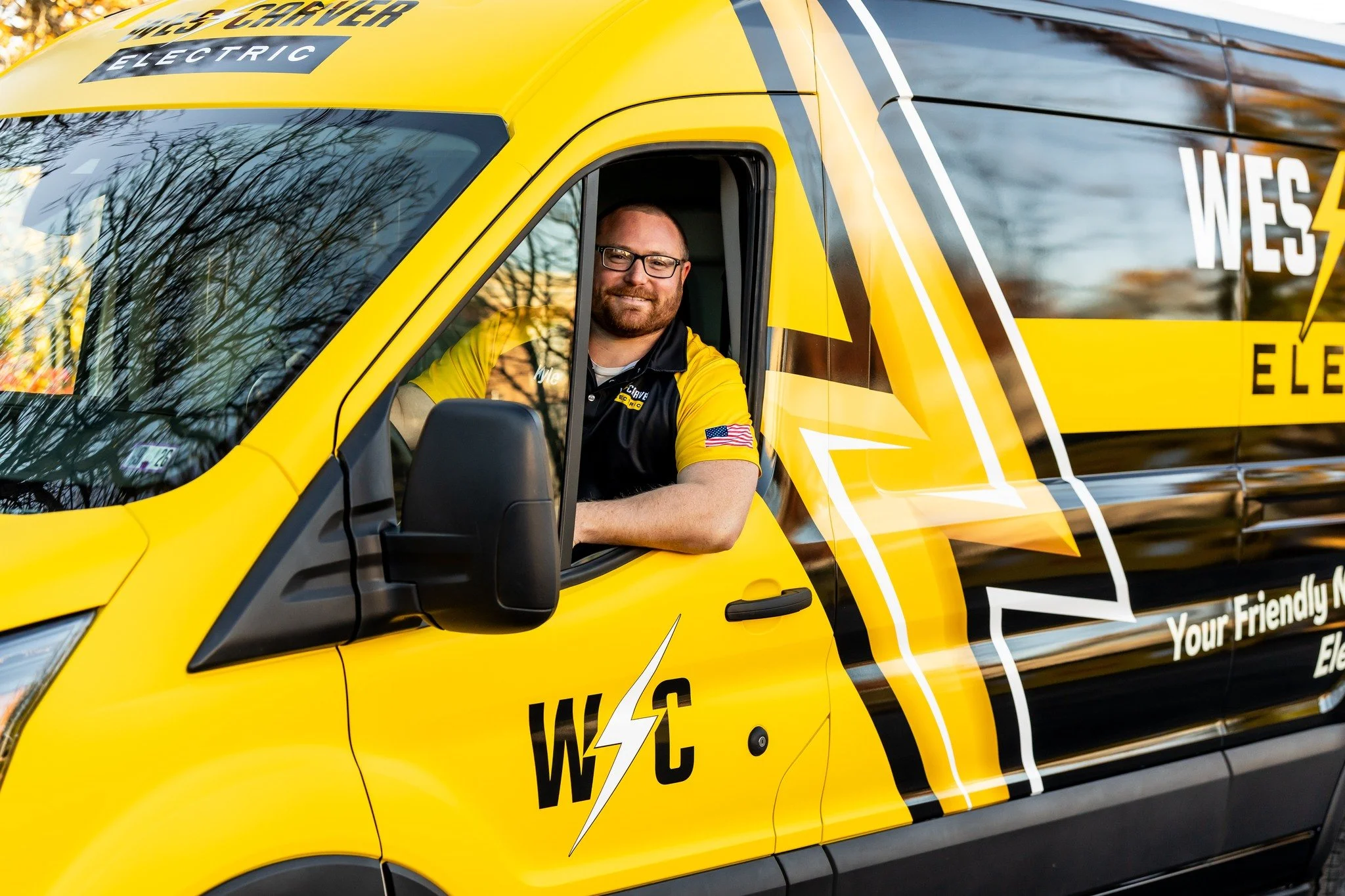 ⚡ A new brand look for Wes Carver Electric called for some updated photos of the crew ⚡