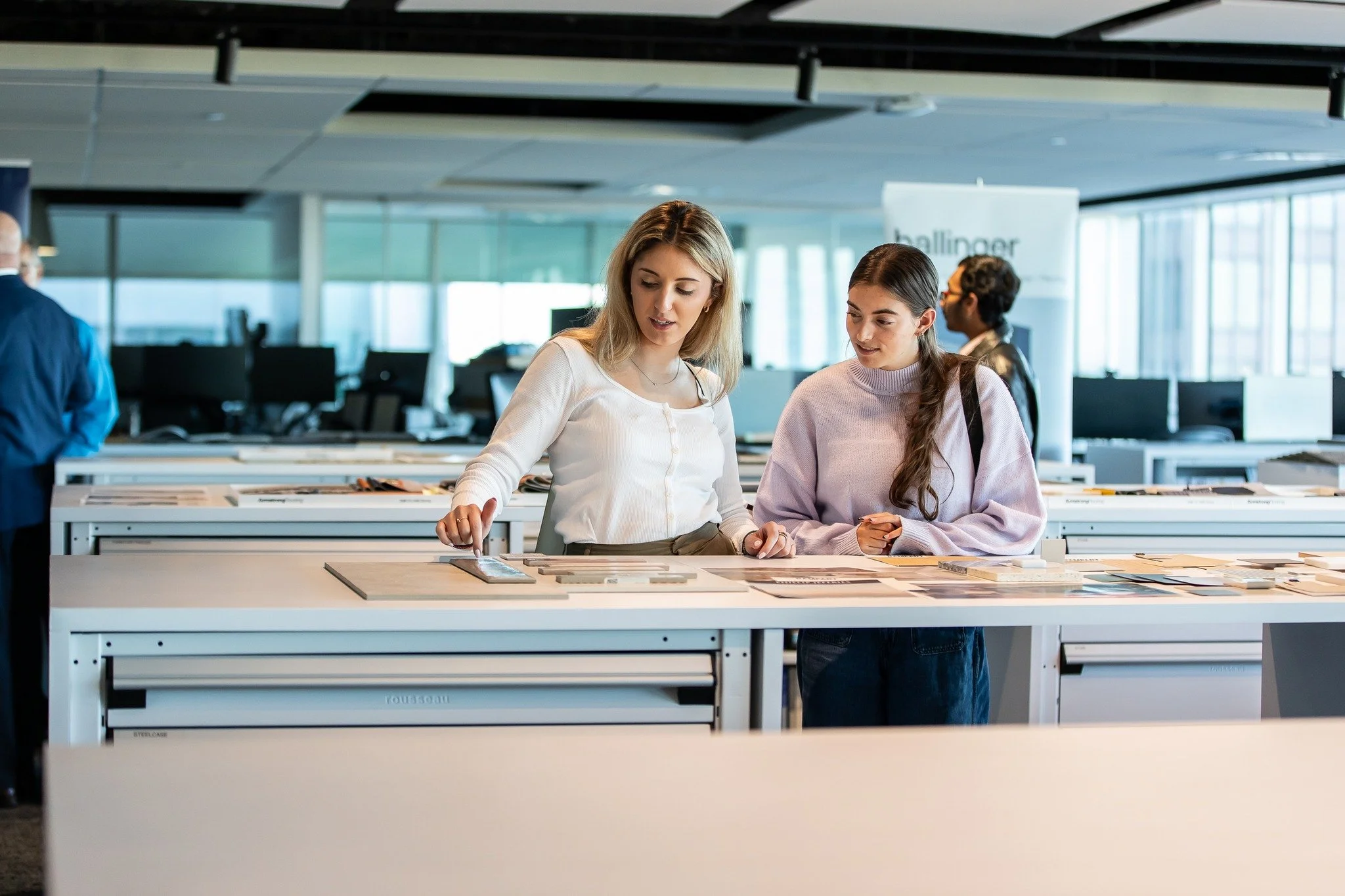 Teamwork making the dream work at Ballinger last month.